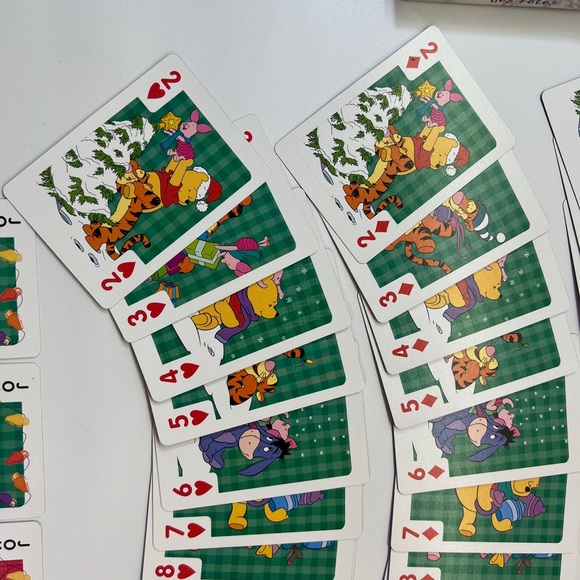 Bicycle Disney Winnie the Pooh Deck of Playing Cards Holiday Playing Cards RARE - Picture 3 of 16